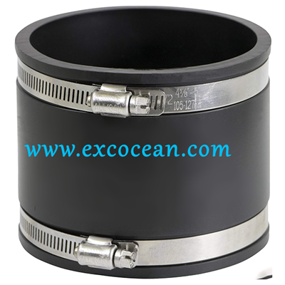 Flexible Pvc Rubber Coupling with Stainless Steel Clamps
